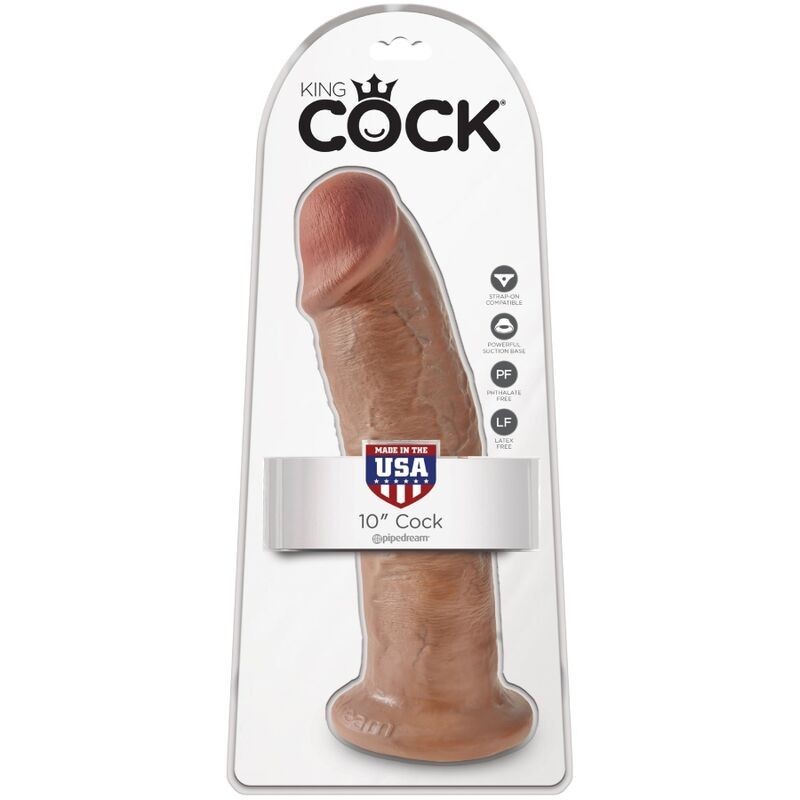 King Cock - Pene Realistico 24 Cm Caramel - - Dildo Realistici | erosidea.com