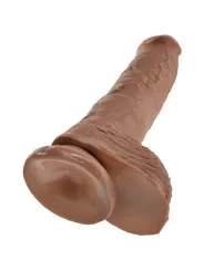 King Cock - Pene Realistico Con Sfere 19.8 Cm Caramel - - Dildo Realistici | erosidea.com