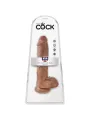 King Cock - Pene Realistico Con Sfere 19.8 Cm Caramel - - Dildo Realistici | erosidea.com
