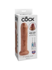 King Cock - Pene Realistico Non Tagliato 17.8 Cm Caramello - - Dildo Realistici | erosidea.com