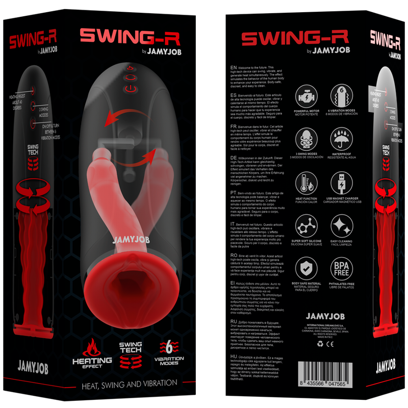 Masturbatore Jamyjob Vibrante Swing-R - - Masturbatori | erosidea.com