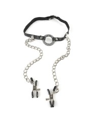 Fetish Fantasy Series - Bavaglio Con Morsetti Per Capezzoli - - Ball Gag e Bavagli | erosidea.com