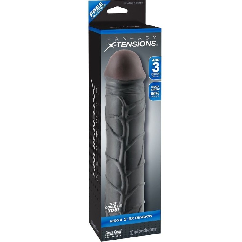 Fantasy X- Tensions - Prolunga Mega 3 Nera - FANTASY X-TENSIONS - Guaine e Prolunghe | erosidea.com