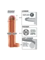 Fantasy X- Tensions - Pelle Perfect 1 Prolunga Extension Ball Strap - FANTASY X-TENSIONS - Guaine e Prolunghe | erosidea.com