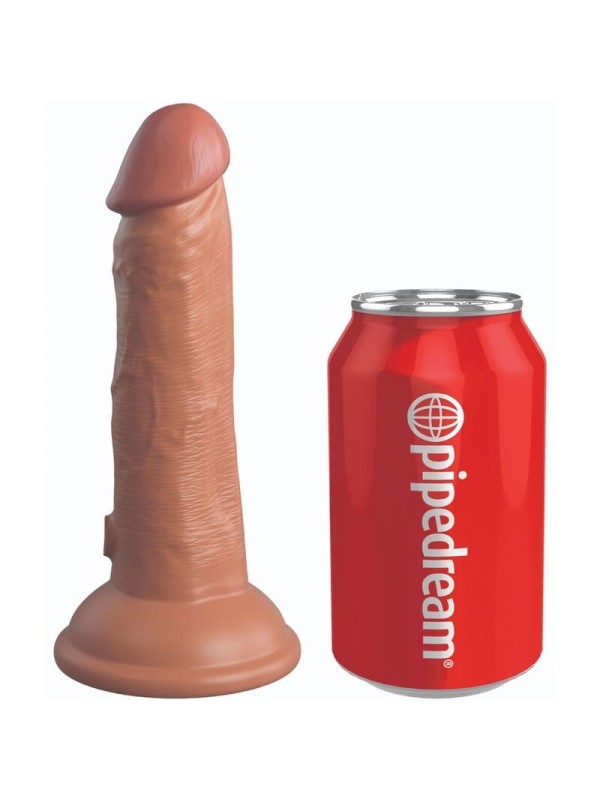 King Cock - Elite Dildo Realistico In Silicone 15.2 Cm Caramel - - Dildo Realistici | erosidea.com