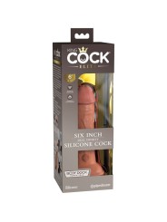 King Cock - Elite Dildo Realistico In Silicone 15.2 Cm Caramel - - Dildo Realistici | erosidea.com