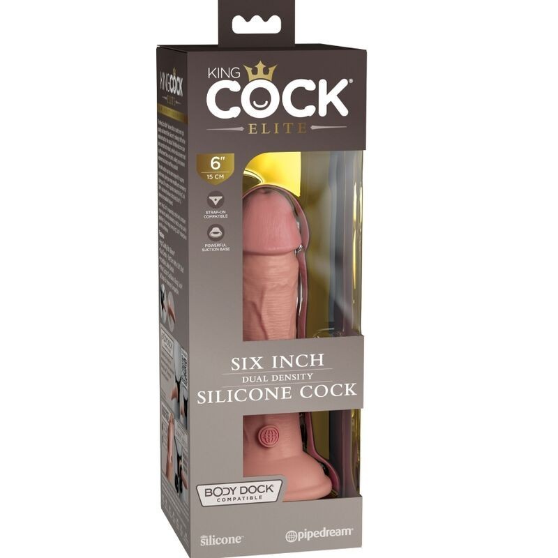 King Cock - Elite Dildo Realistico In Silicone 15.2 Cm - - Dildo Realistici | erosidea.com