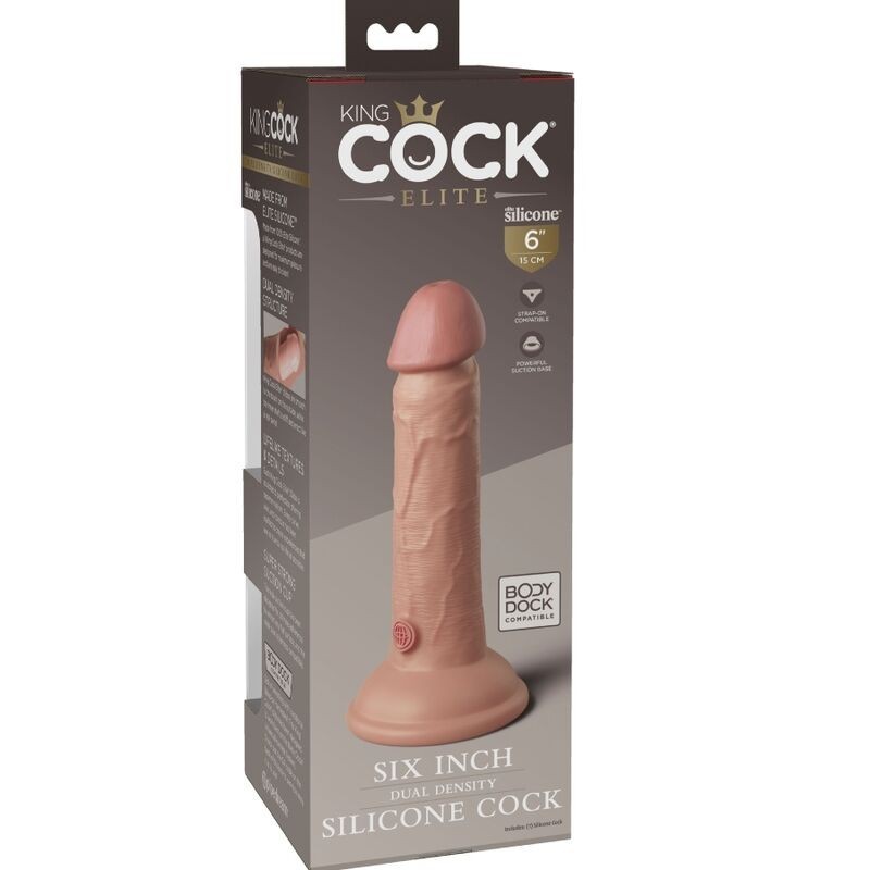 King Cock - Elite Dildo Realistico In Silicone 15.2 Cm - - Dildo Realistici | erosidea.com