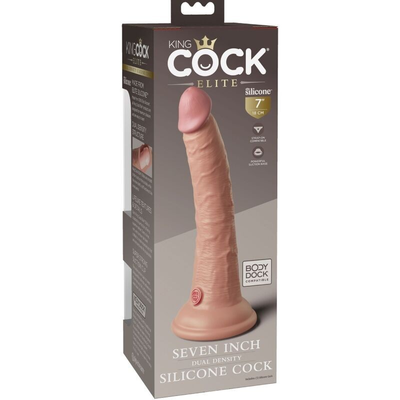 King Cock - Elite Dildo Realistico In Silicone 17.8 Cm - - Dildo Realistici | erosidea.com