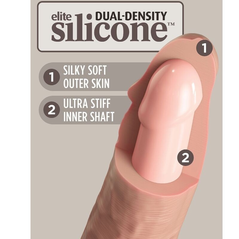 King Cock - Elite Dildo Realistico In Silicone 23 Cm - - Dildo Realistici | erosidea.com