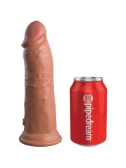 King Cock - Elite Dildo Realistico Vibrante E Silicone 20.3 Cm Caramel - - Dildo Realistici | erosidea.com