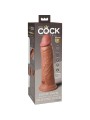 King Cock - Elite Dildo Realistico Vibrante E Silicone 20.3 Cm Caramel - - Dildo Realistici | erosidea.com