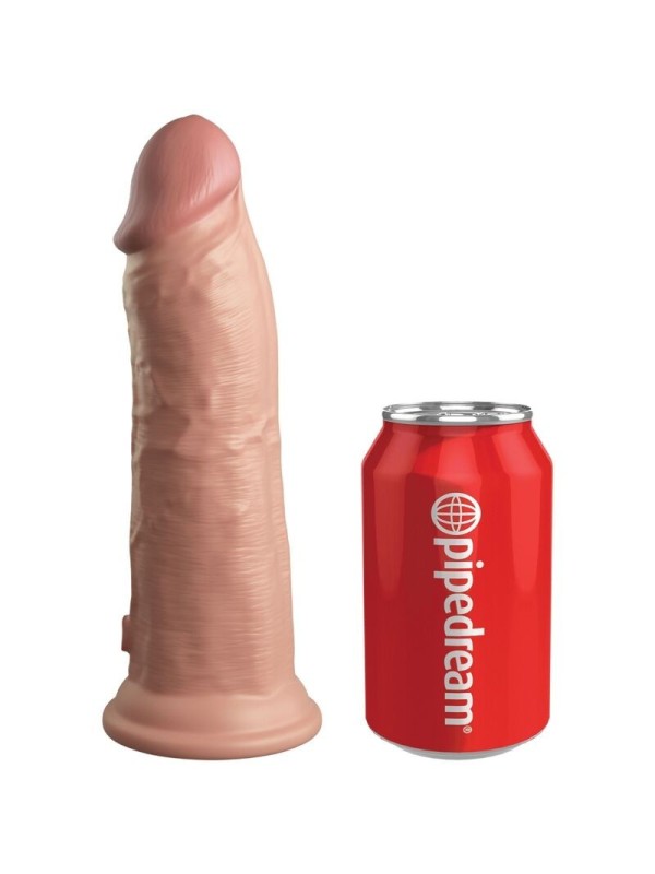 King Cock - Elite Dildo Realistico Vibrante E Silicone 20.3 Cm - - Dildo Realistici | erosidea.com