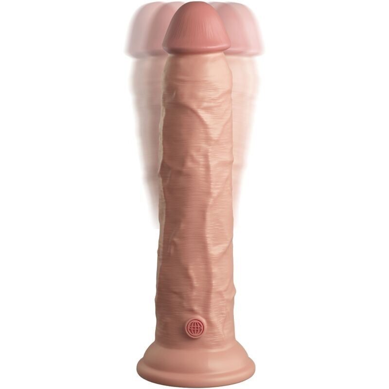 King Cock - Elite Vibratore Dildo Realistico E Telecomando In Silicone 23 Cm - - Dildo Speciali | erosidea.com
