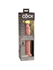 King Cock - Elite Vibratore Dildo Realistico E Telecomando In Silicone 23 Cm - - Dildo Speciali | erosidea.com