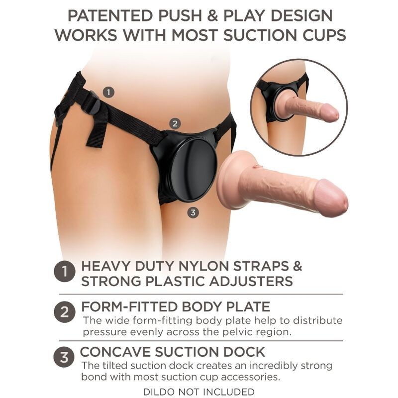 King Cock - Elite Imbragatura Regolabile Per Principianti - - Strap-on e Imbracature | erosidea.com