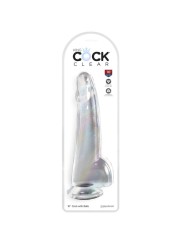 King Cock - Clear Dildo Con Testicoli 19 Cm Trasparente - - Dildo Realistici | erosidea.com