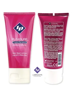 Id Pleasure - Lubrificante A Base Acqua Sensazione Tingente Tubo Da Viaggio 60 Ml