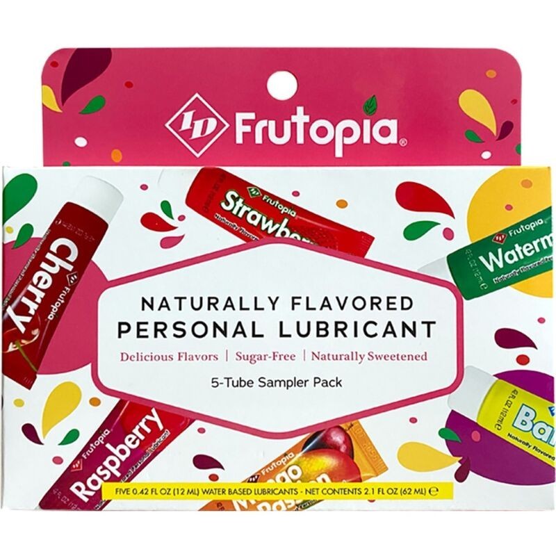 Id Frutopia - Lubrificanti Assortiti 5 Confezione Da 12 Ml - ID FRUTOPIA - A Base Silicone | erosidea.com