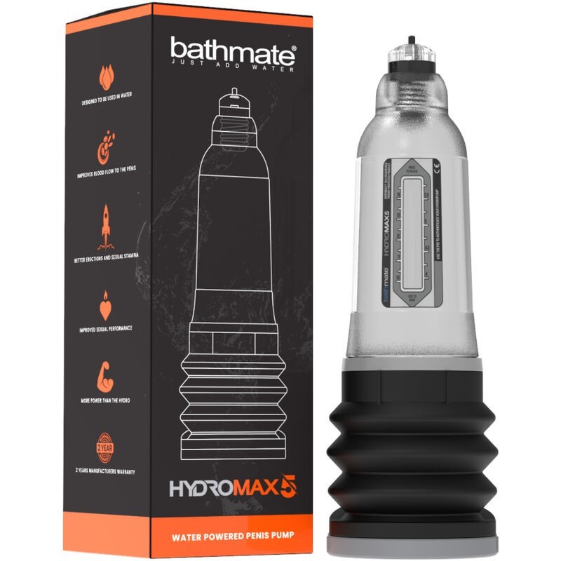Bathmate - Hydromax 5 Trasparente - BATHMATE - Pompe e Sviluppatori Pene | erosidea.com