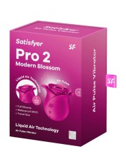 Air Pulse Vibratore Moderno Pro 2 Blossom - SATISFYER AIR PULSE - Succhia Clitoride | erosidea.com