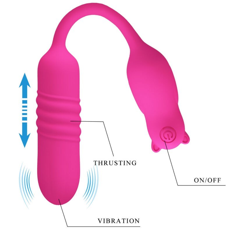 Bullet Vibrante In Silicone Rosa - PRETTY LOVE FLIRTATION - Vibratori Mini | erosidea.com