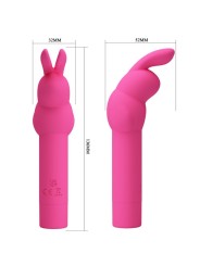 Vibratore In Silicone Rabbit Gerardo Fuschia - PRETTY LOVE - Vibratori Rabbit | erosidea.com