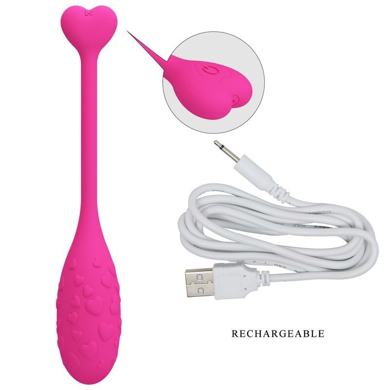 Pretty Love - Uovo Vibrante Pink Fisher Controllato Da App - PRETTY LOVE SMART - Vibratori | erosidea.com