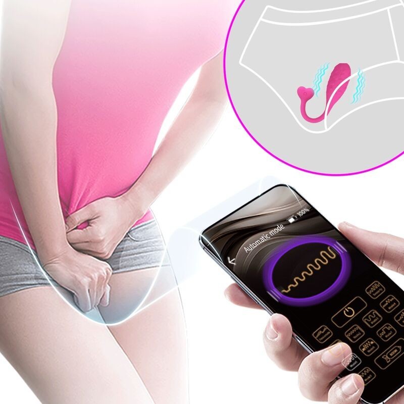 Pretty Love - Uovo Vibrante Pink Fisher Controllato Da App - PRETTY LOVE SMART - Vibratori | erosidea.com