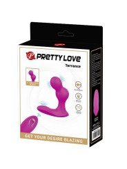 Vibratore Massaggiatore Anale Terrance Con Telecomando - PRETTY LOVE - Plug e Catene Anali | erosidea.com