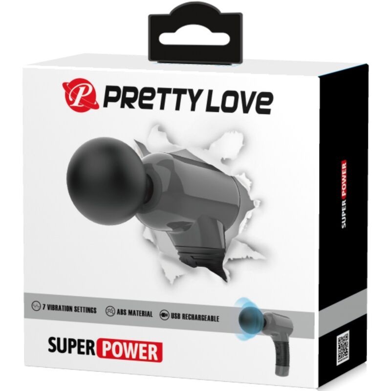 Massaggiatore Ricaricabile 7 Funzioni 5 Velocit - PRETTY LOVE - Magic Wand | erosidea.com