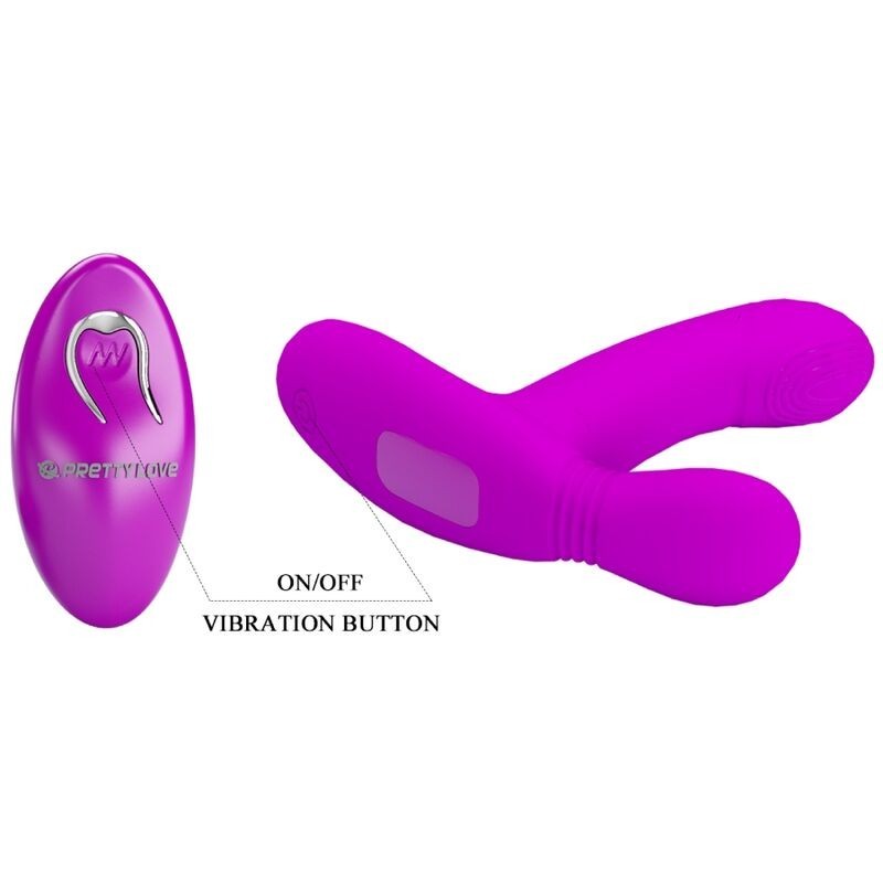 MASSAGGIATORE PER CLITORIDE GERI TELECOMANDO ROSA - PRETTY LOVE FLIRTATION - Vibratori Clitoride | erosidea.com