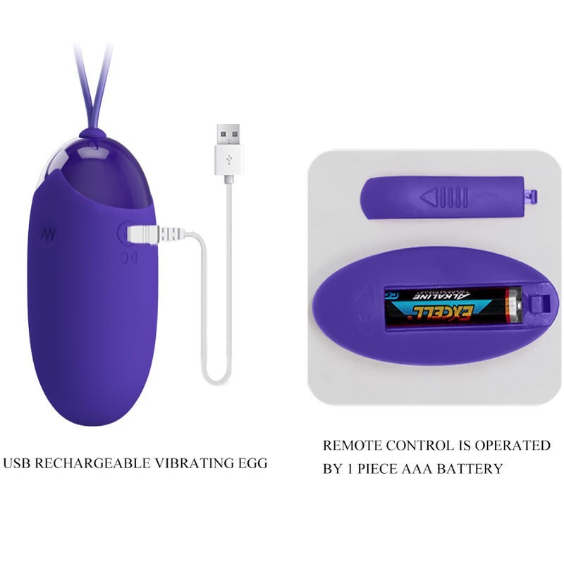 Berger Youth Violing Ovetto Telecomando Violetto - PRETTY LOVE YOUTH - Ovetti Palline Sfere | erosidea.com