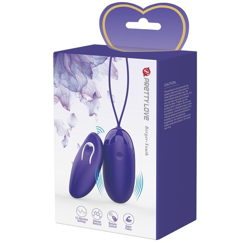 Berger Youth Violing Ovetto Telecomando Violetto - PRETTY LOVE YOUTH - Ovetti Palline Sfere | erosidea.com
