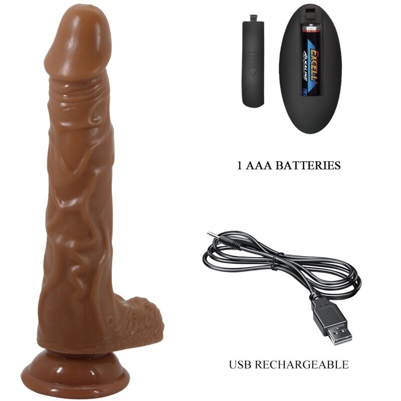 Baile Bodach Vibratore Realistico Con Ventosa A Telecomando - BAILE DILDOS - Vibratori Realistici | erosidea.com