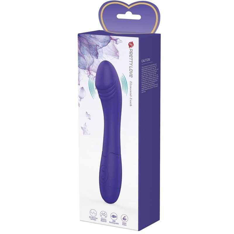 Dildo Violetto Violetto Elemental Youth - PRETTY LOVE YOUTH - Vibratori | erosidea.com