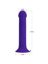 Dildo Vibrante Murray Youth E Violetto Ricaricabile - PRETTY LOVE LED - Vibratori | erosidea.com