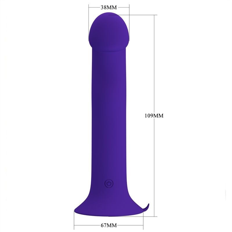 Dildo Vibrante Murray Youth E Violetto Ricaricabile - PRETTY LOVE LED - Vibratori | erosidea.com