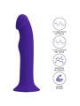 Dildo Vibrante Murray Youth E Violetto Ricaricabile - PRETTY LOVE LED - Vibratori | erosidea.com