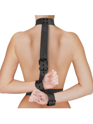 Fetish Submissive Bondage - Set Di Contenimento Del Corpo Con Colletto E Polsini - FETISH SUBMISSIVE BONDAGE - Manette e Polsini | erosidea.com