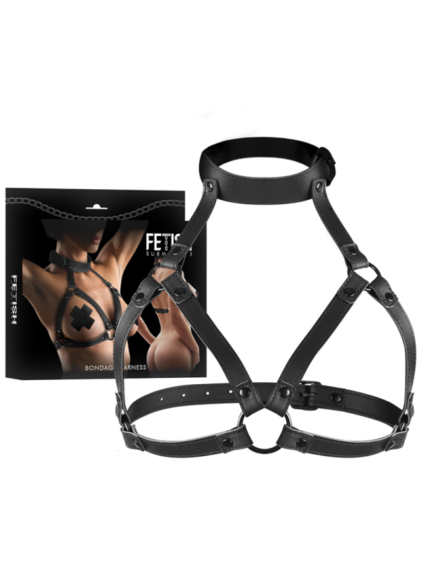 Fetish Submissive Bondage - Imbracatura Torace Regolabile - FETISH SUBMISSIVE BONDAGE - Bondage | erosidea.com