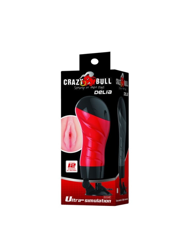 Masturbatore Crazy Bull Vagina Flora Con Base Voce - CRAZY BULL - Masturbatori Vagina | erosidea.com