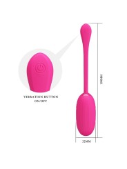 Uovo Vibrante Ricaricabile Doreen Magenta - PRETTY LOVE SMART - Vibratori | erosidea.com