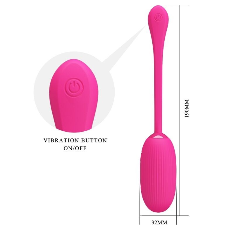 Uovo Vibrante Ricaricabile Doreen Magenta - PRETTY LOVE SMART - Vibratori | erosidea.com