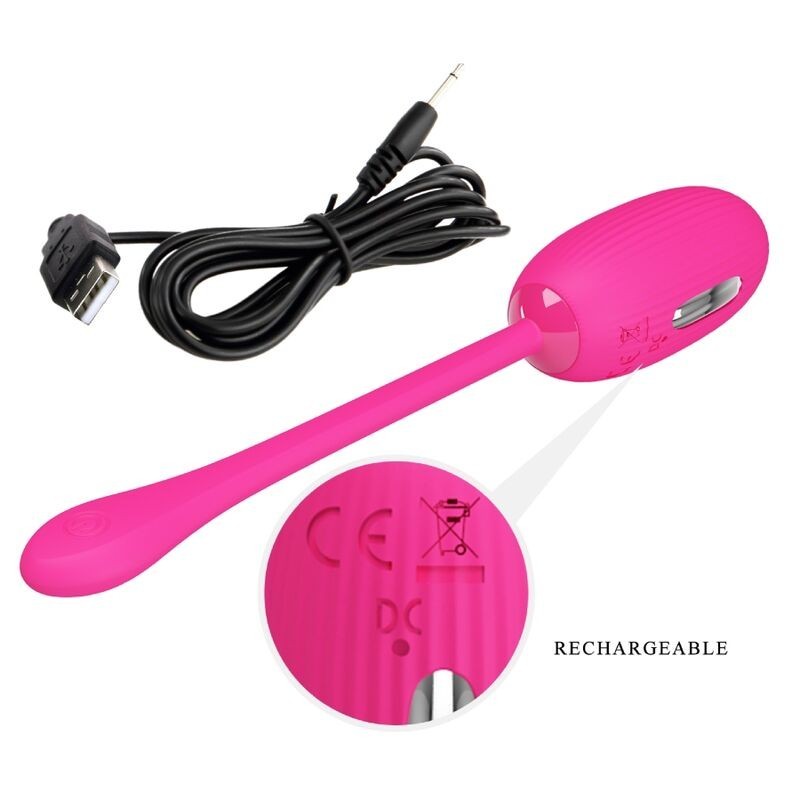 Uovo Vibrante Ricaricabile Doreen Magenta - PRETTY LOVE SMART - Vibratori | erosidea.com