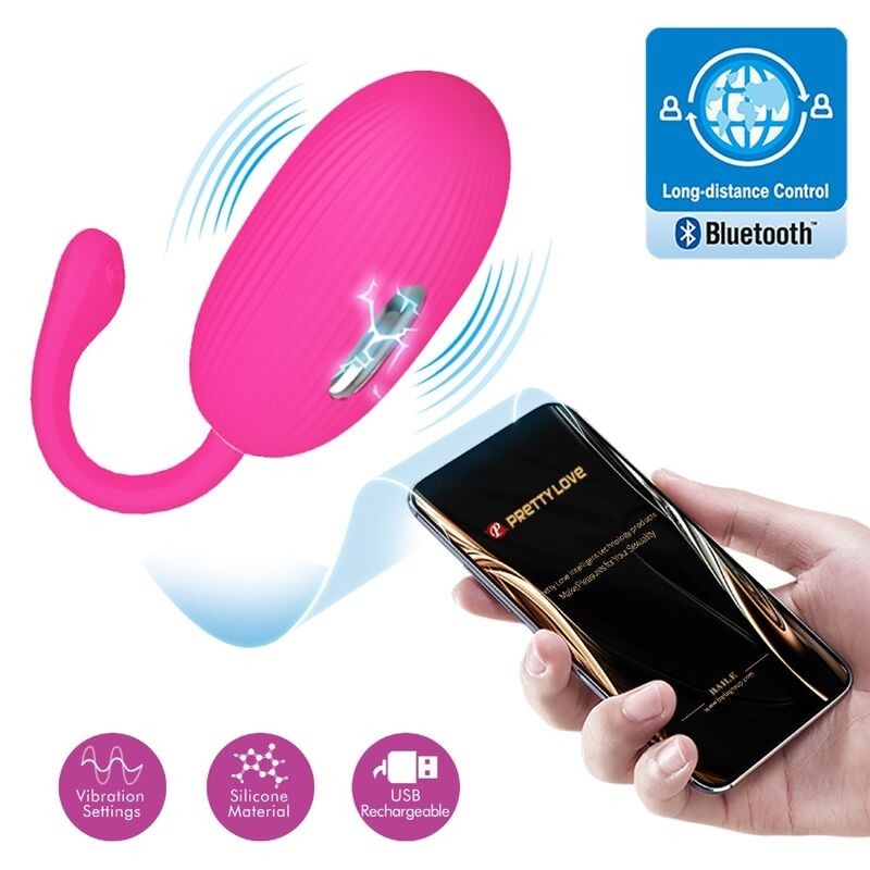 Uovo Vibrante Ricaricabile Doreen Magenta - PRETTY LOVE SMART - Vibratori | erosidea.com
