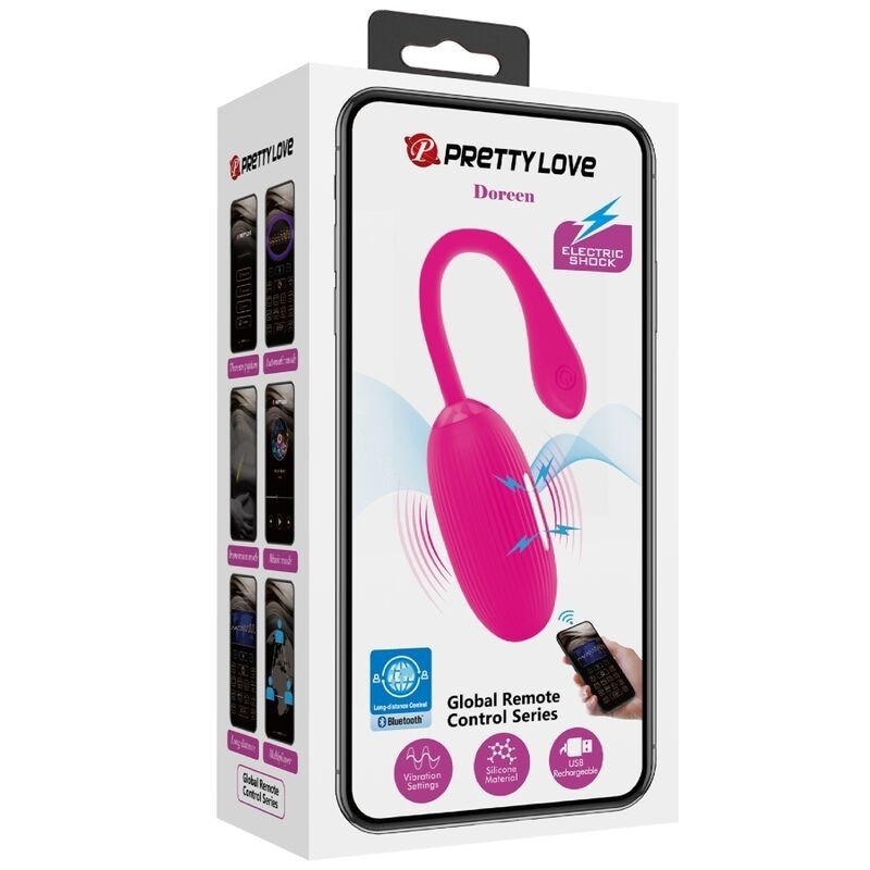 Uovo Vibrante Ricaricabile Doreen Magenta - PRETTY LOVE SMART - Vibratori | erosidea.com