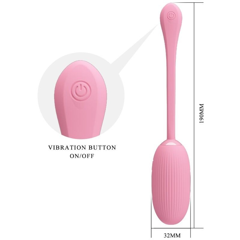 Pretty Love - Uovo Vibrante Ricaricabile Doreen Pink - PRETTY LOVE SMART - Vibratori | erosidea.com