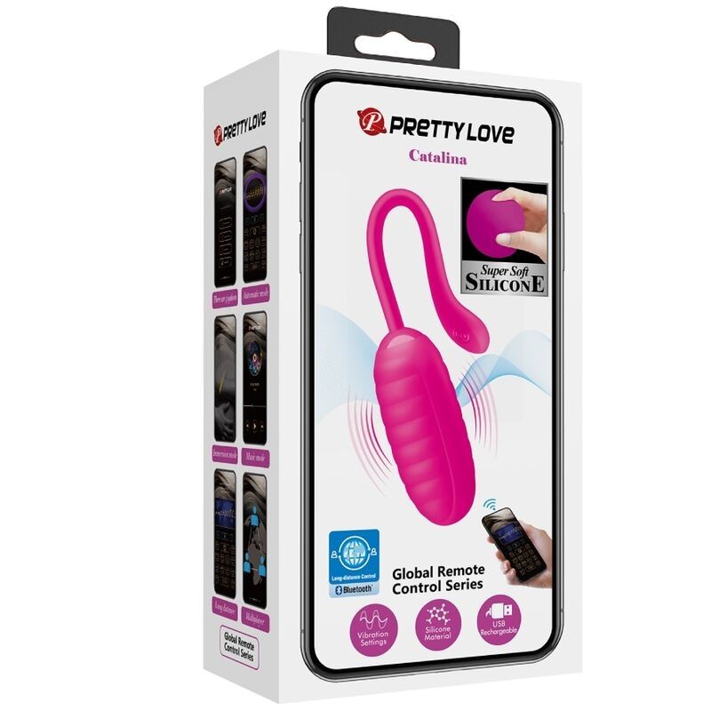 Pretty Love - Uovo Vibrante Ricaricabile Rosa Catalina - PRETTY LOVE SMART - Vibratori | erosidea.com