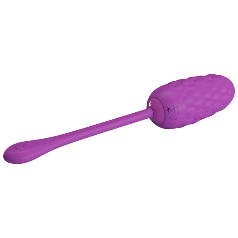 Uovo Vibrante Con Texture Marina Ricaricabile Viola Chiaro - PRETTY LOVE SMART - Vibratori | erosidea.com